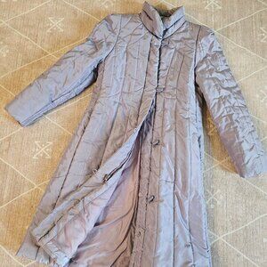 J. Gallery 80s light purple long puffer coat